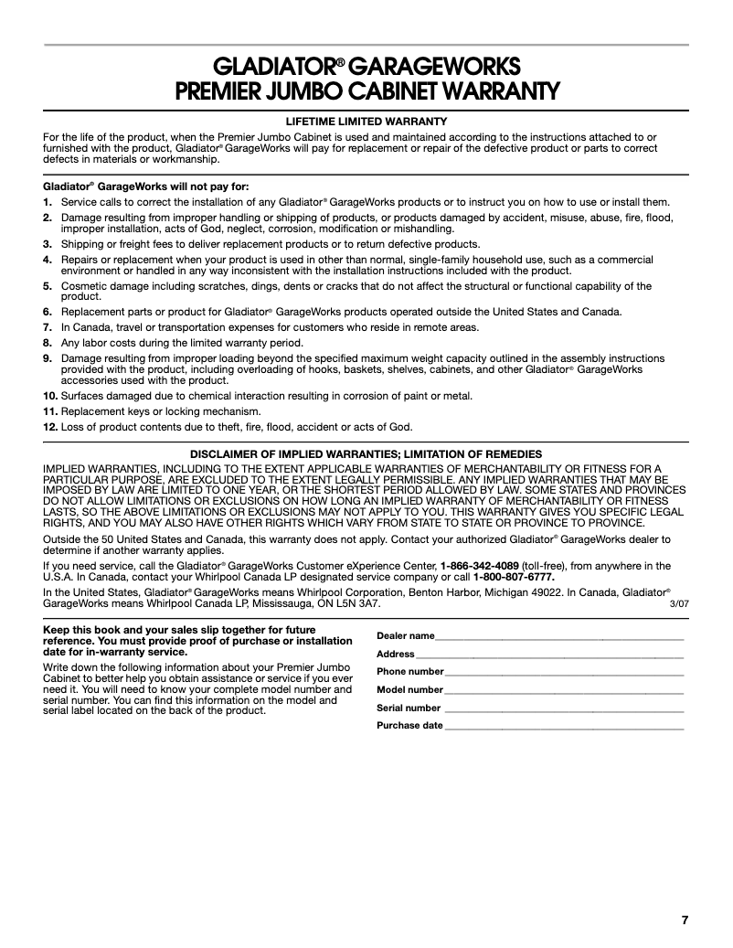 Image de la première page du manuel de l'appareil GAJG36FDYG