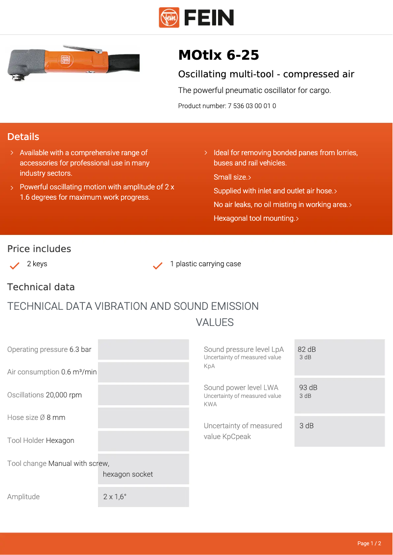 Image de la première page du manuel de l'appareil MOtlx 6-25