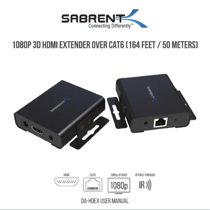 Page n°1 - Manuel utilisateur Sabrent DA-HDEX