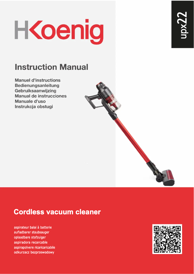 Page n°1 - Manuel utilisateur H.Koenig UPX22