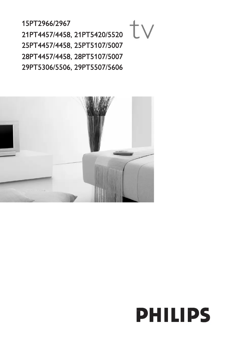 Page 1 of the manual User Manual Philips 28PT5107