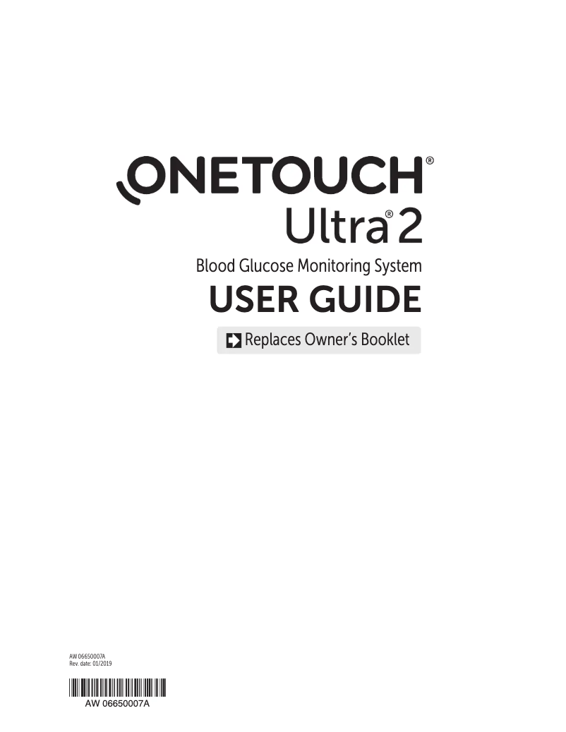 Image de la première page du manuel de l'appareil Ultra2