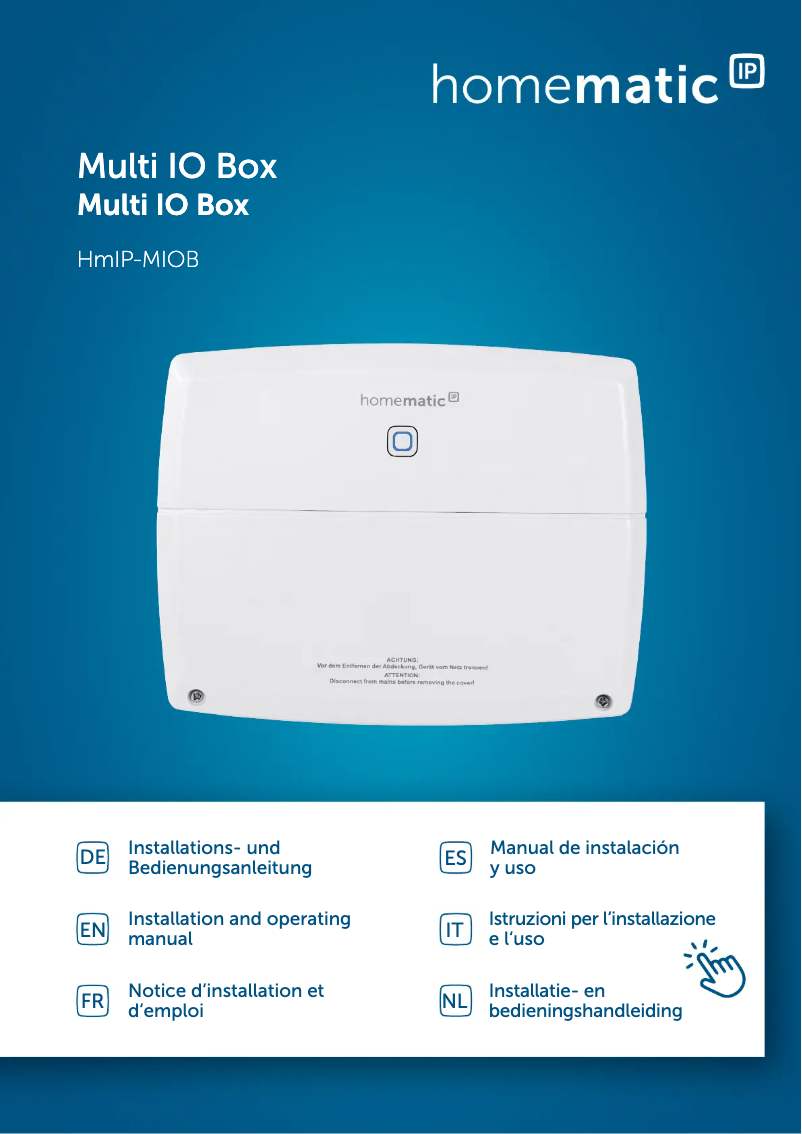 Page n°1 - Mode d'emploi Homematic IP HmIP-MIOB