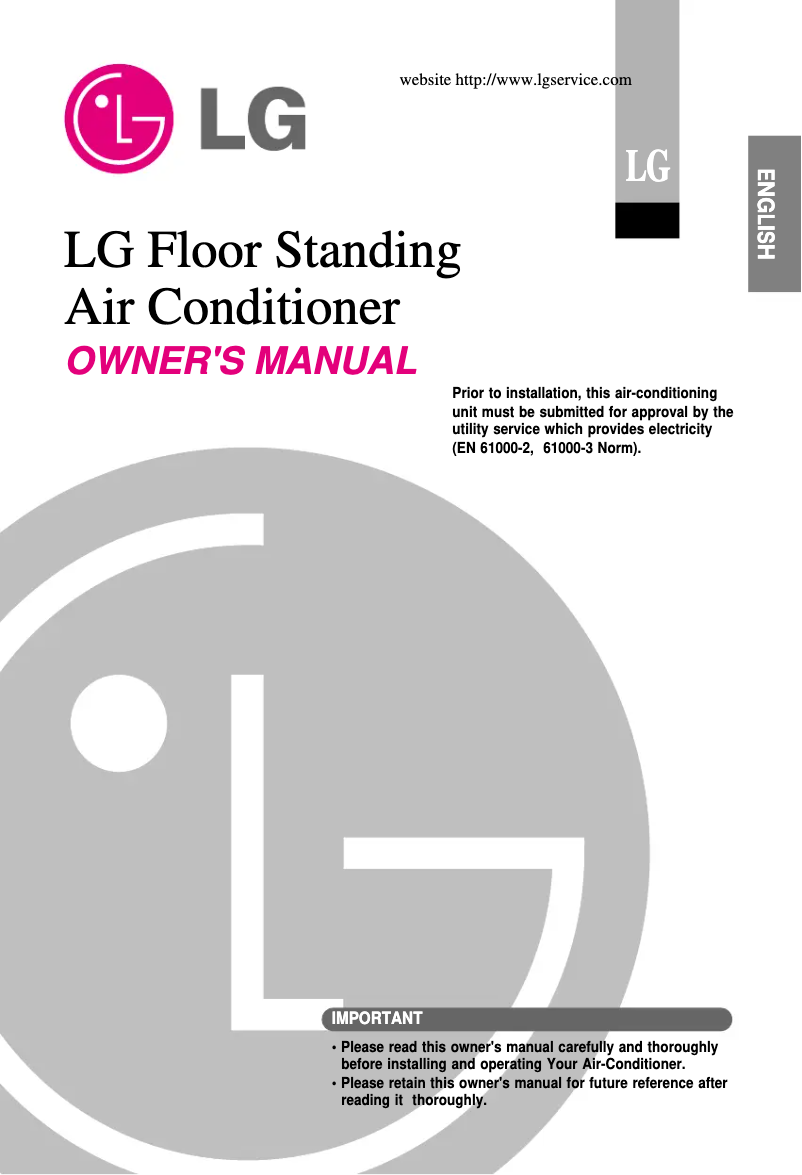 Image de la première page du manuel de l'appareil LPNH2863MC0