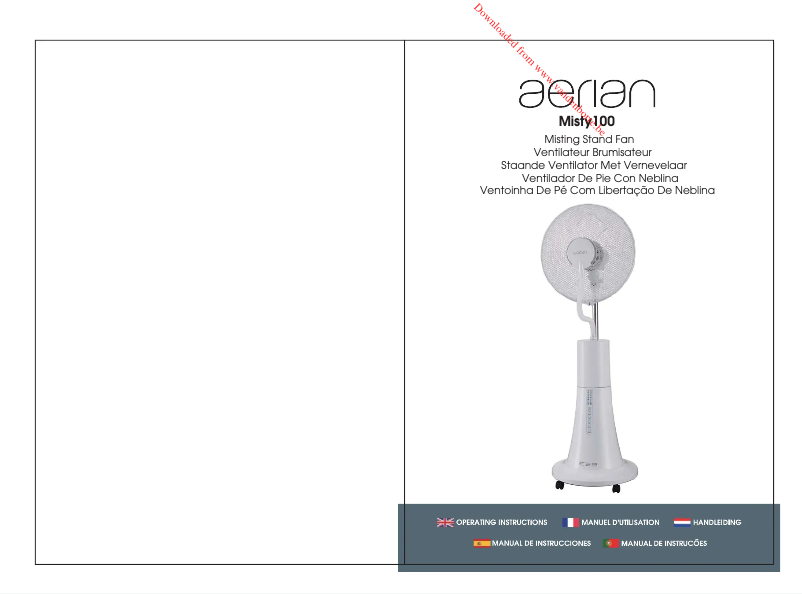 Page n°1 - Manuel utilisateur Aerian MISTY100