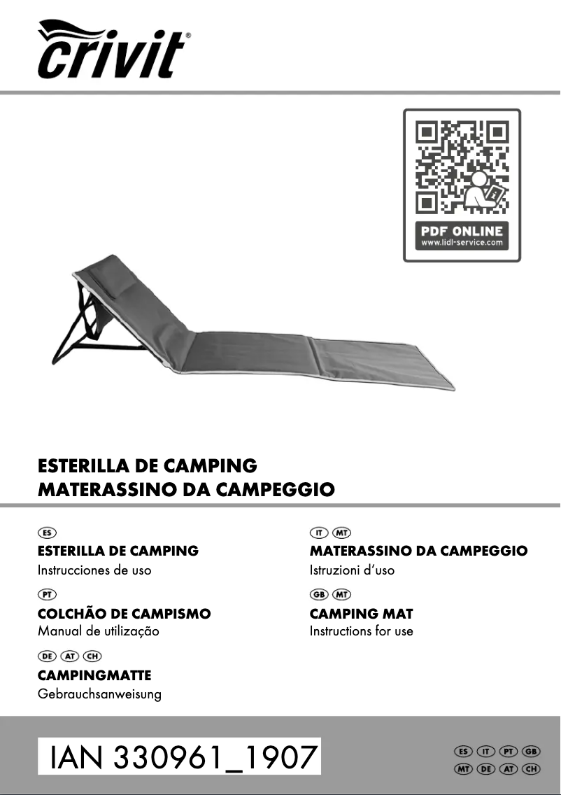 Image de la première page du manuel de l'appareil IAN 330961