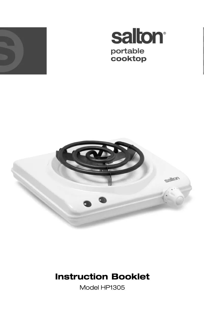 Página 1 del manual Manual de usuario Salton HP1305
