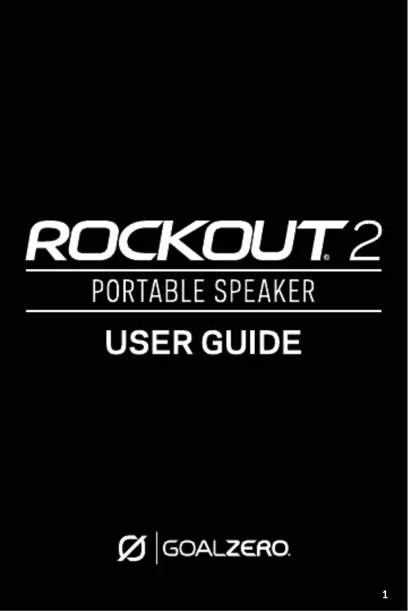 Image de la première page du manuel de l'appareil Rock Out 2