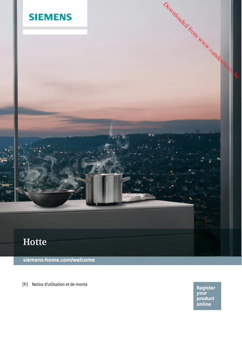 Page 1 de la notice Manuel utilisateur Siemens LI67SA530