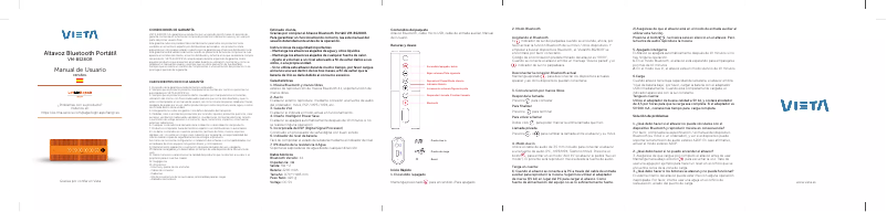 Page 1 of the manual User Manual Vieta Audio VM-BS28OR