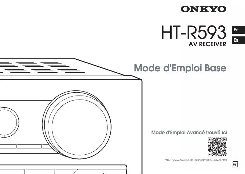 Página 1 del manual Manual de usuario Onkyo HT-R593