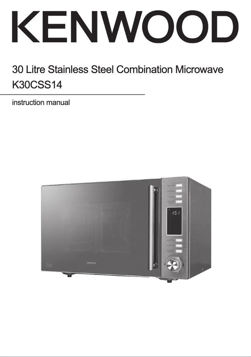 Image de la première page du manuel de l'appareil K30CSS14