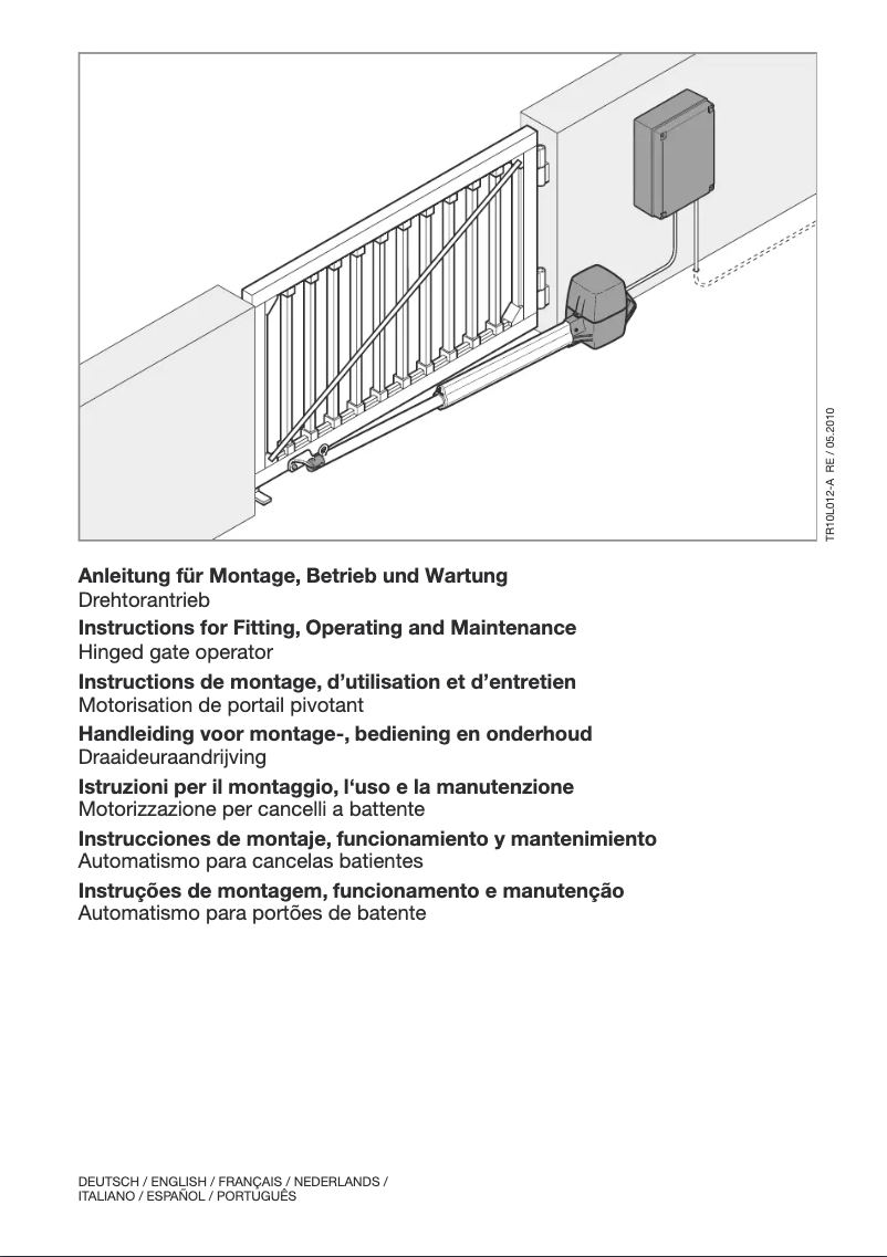 Image de la première page du manuel de l'appareil Portronic-D 5000