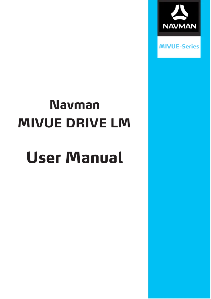 Image de la première page du manuel de l'appareil MiVue Drive LM
