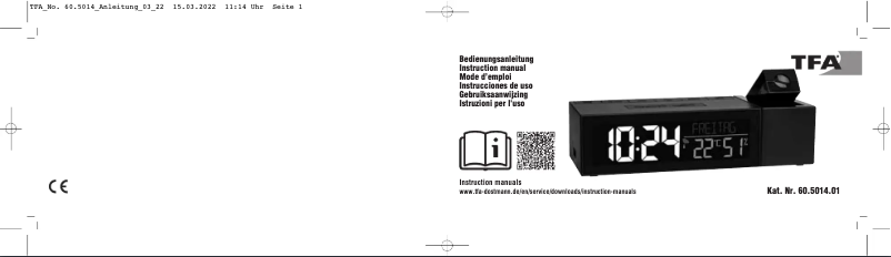 Image de la première page du manuel de l'appareil 60.5014.01