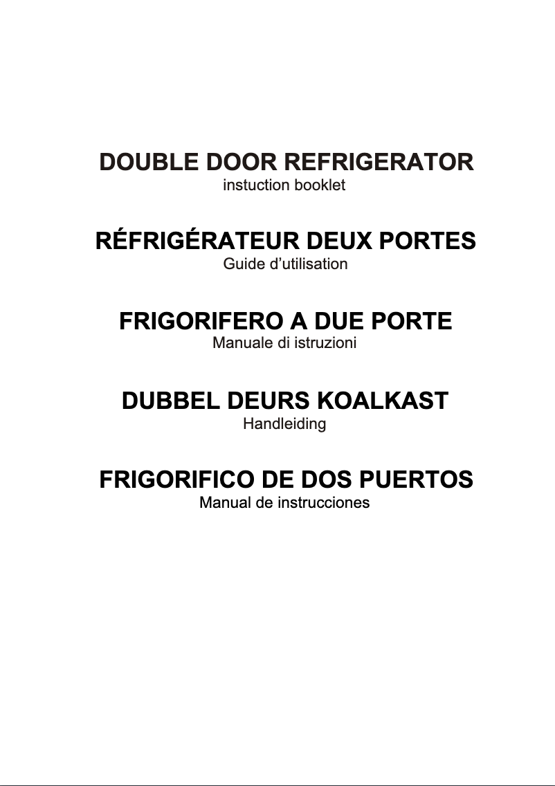 Page 1 de la notice Manuel utilisateur Continental Edison CEFD238VI