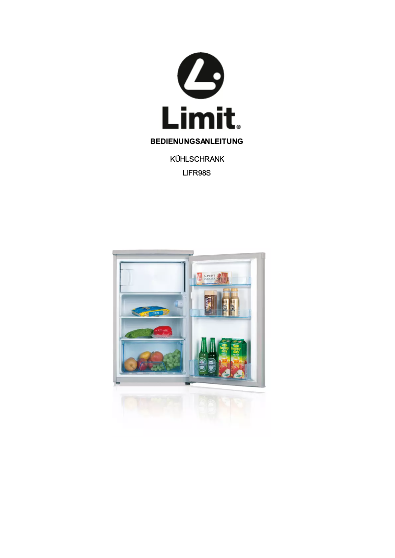 Page n°1 - Manuel utilisateur Limit LIFR98