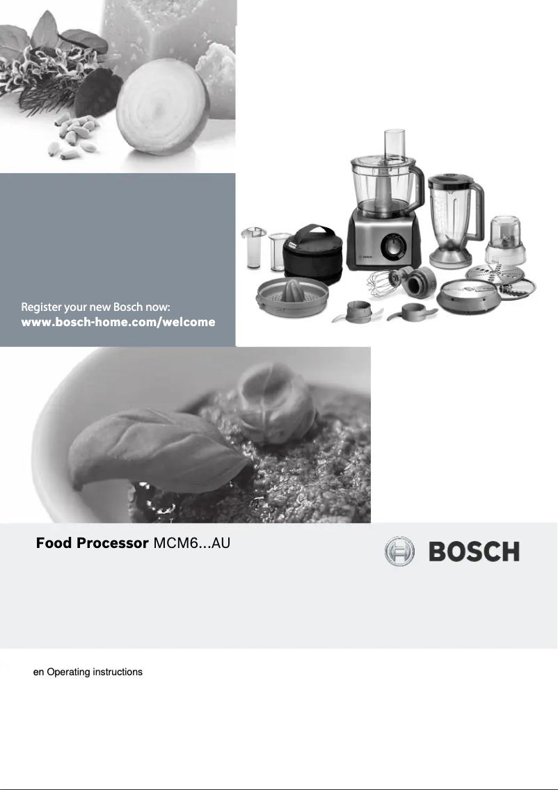 Page n°1 - Manuel utilisateur Bosch MultiTalent 3 MCM68861AU