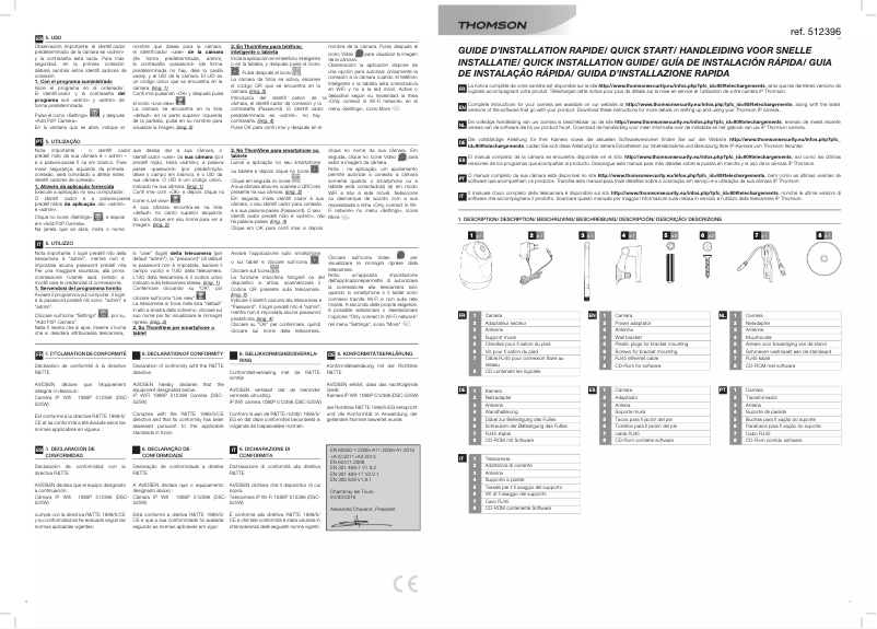 Page n°1 - Guide d'installation Thomson 512396