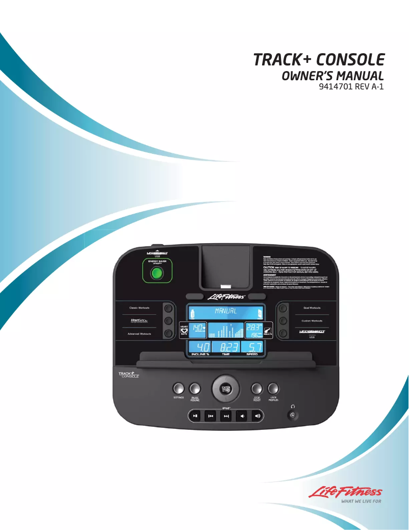 Page n°1 - Manuel utilisateur Life Fitness T3