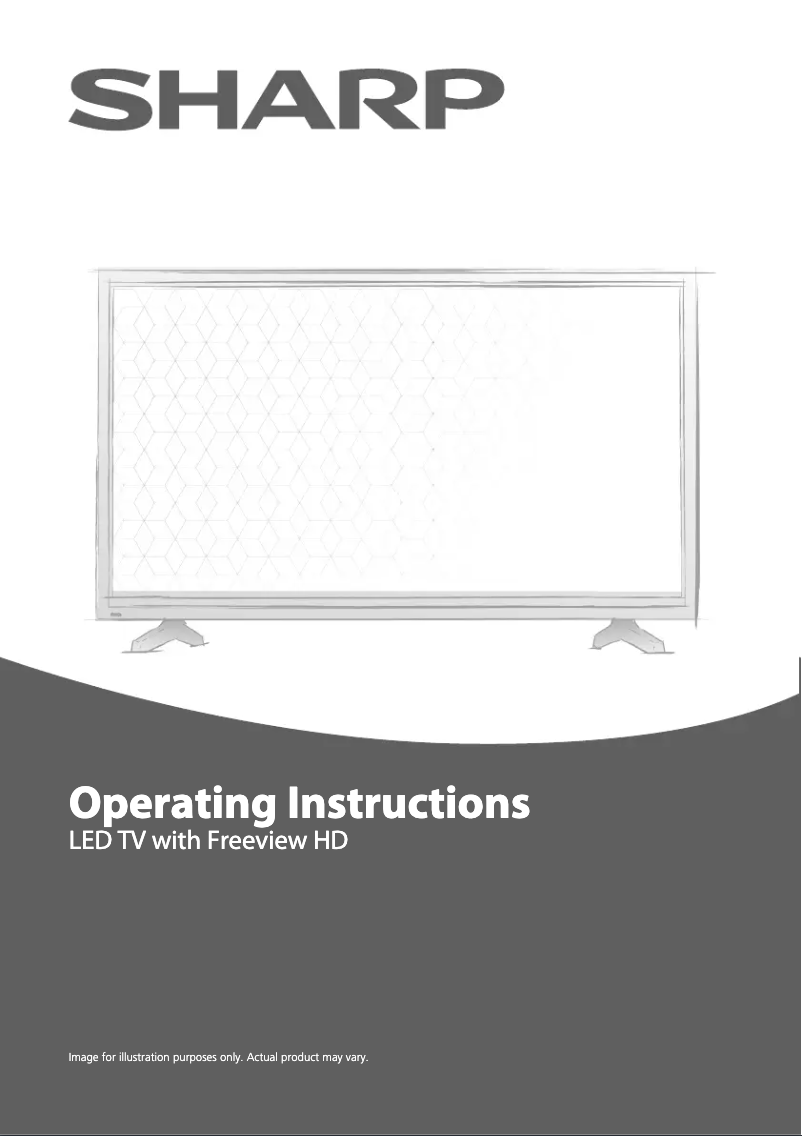 Page n°1 - Manuel utilisateur Sharp LC-40FI3221K