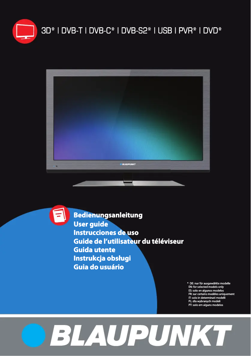 Page 1 de la notice Manuel utilisateur Blaupunkt B32A147TCHD-P