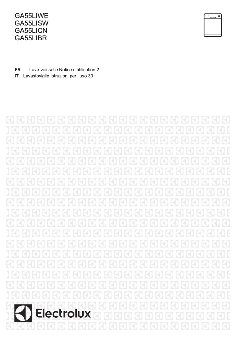 Page n°1 - Manuel utilisateur Electrolux GA55LIWE