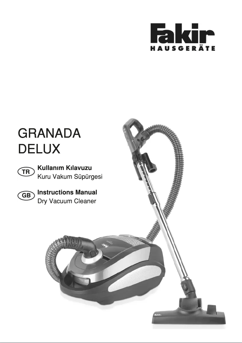 Image de la première page du manuel de l'appareil Granada Delux