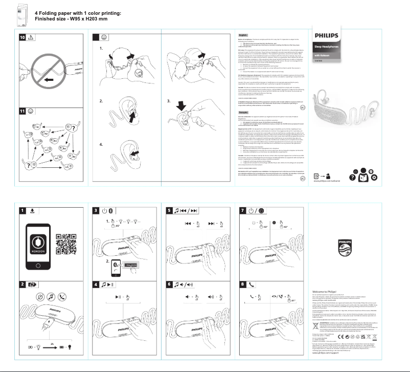 Page n°1 - Guide de démarrage rapide Philips TAN7808