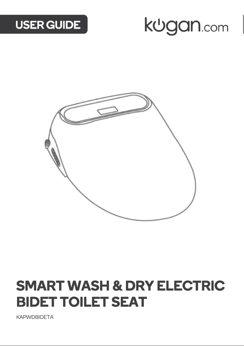 Page n°1 - Manuel utilisateur Kogan KAPWDBIDETA