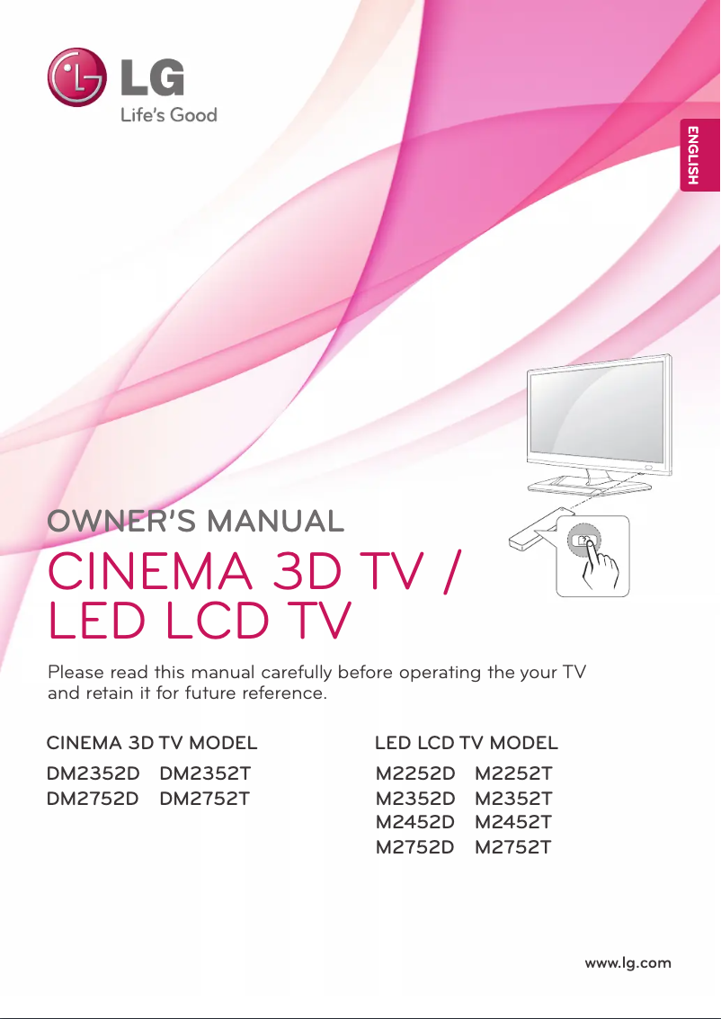 Page n°1 - Manuel utilisateur LG M2452T