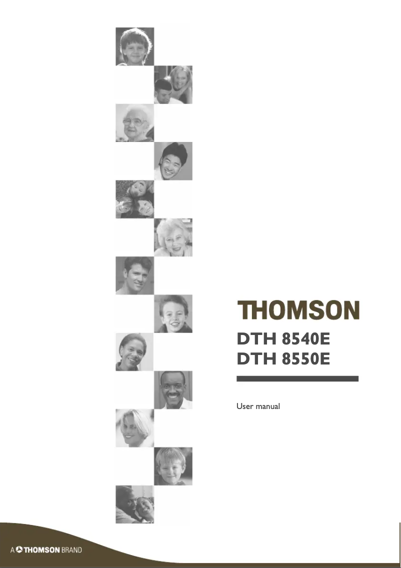 Page n°1 - Manuel utilisateur Thomson DTH8550