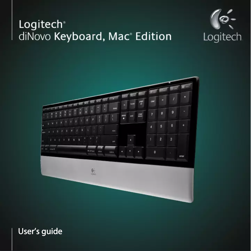Página 1 del manual Manual de usuario Logitech diNovo Keyboard Mac edition