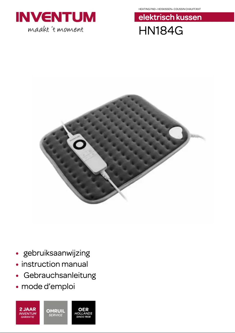 Image de la première page du manuel de l'appareil HNK184G