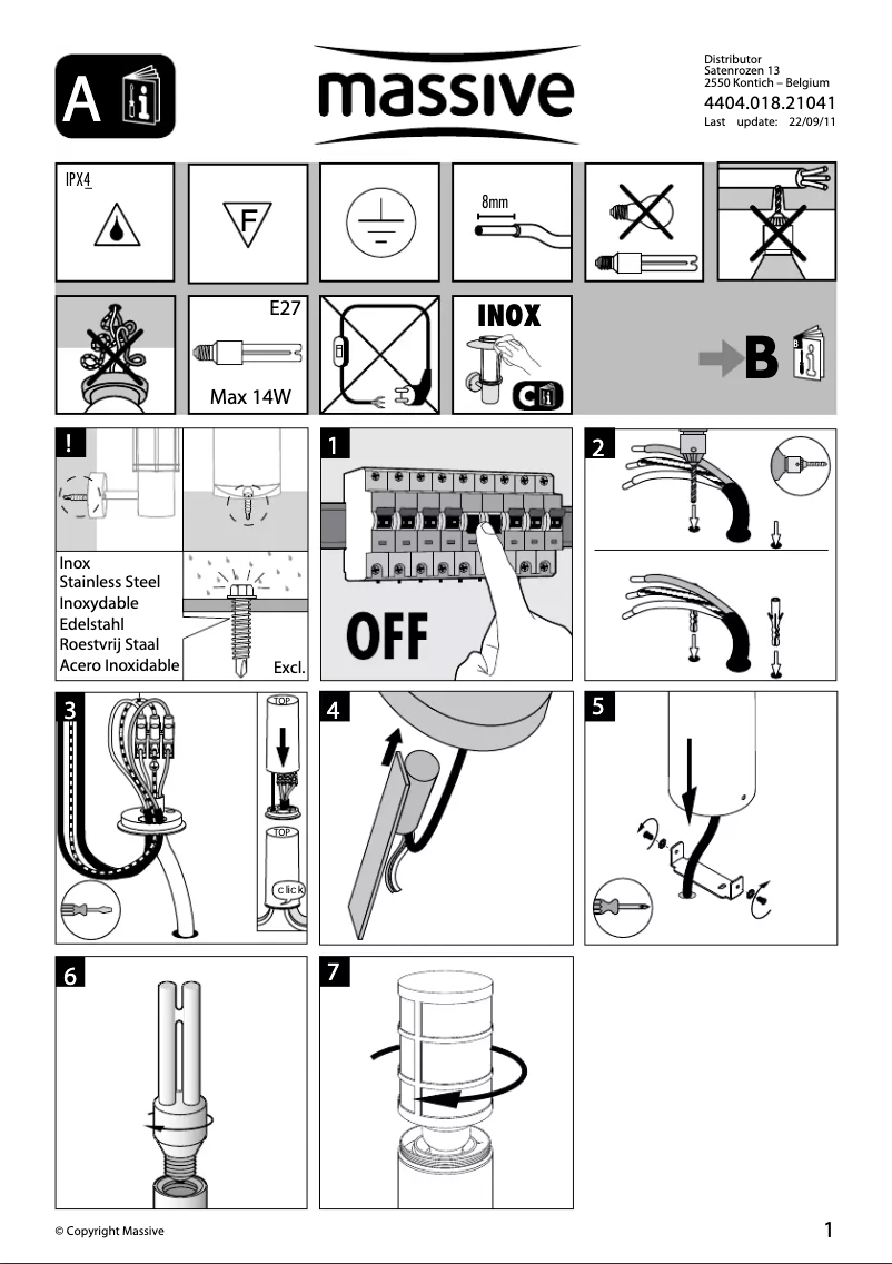 Image de la première page du manuel de l'appareil Calgary