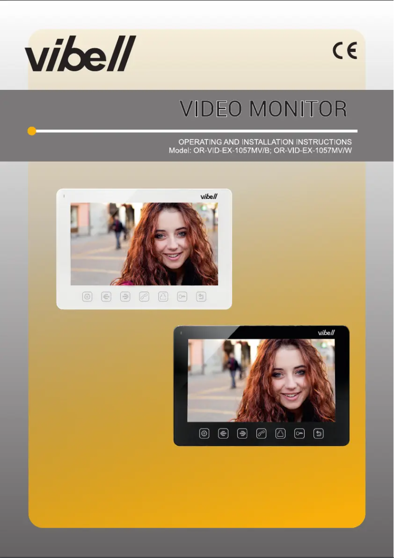 Image de la première page du manuel de l'appareil OR-VID-EX-1057