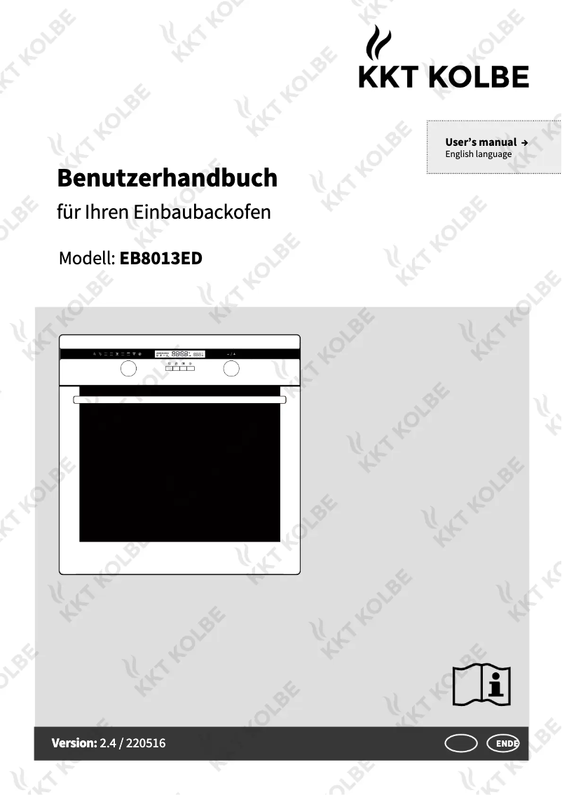 Page 1 de la notice Manuel utilisateur KKT Kolbe EB8013ED