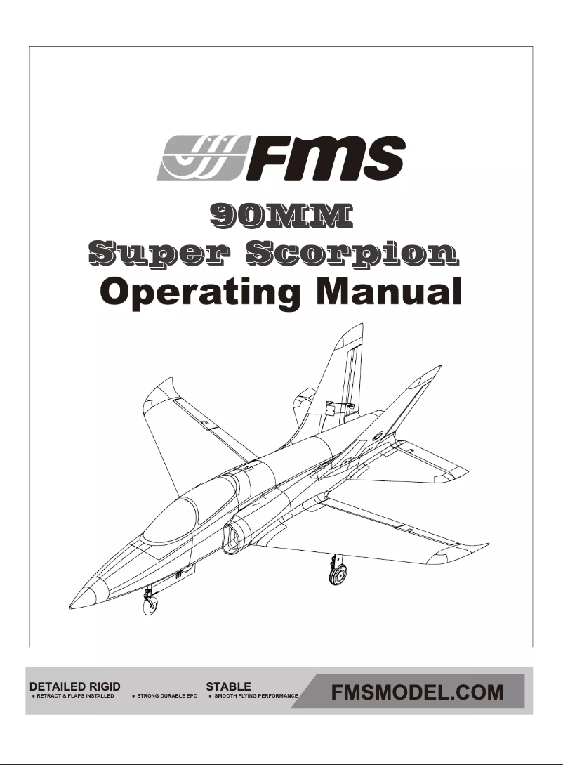 Page 1 de la notice Manuel utilisateur FMS Super Scorpion