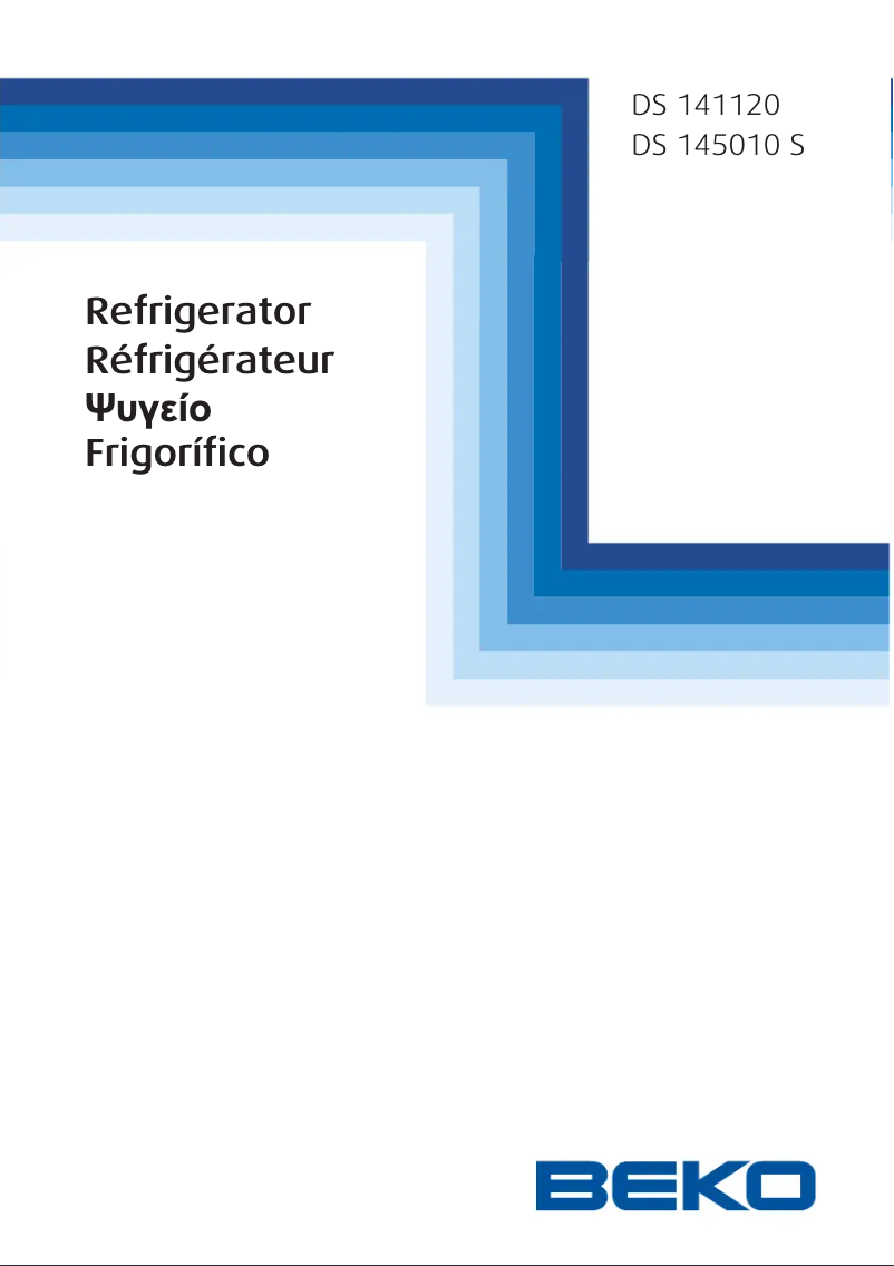 Page n°1 - Manuel utilisateur Beko DS141120 S