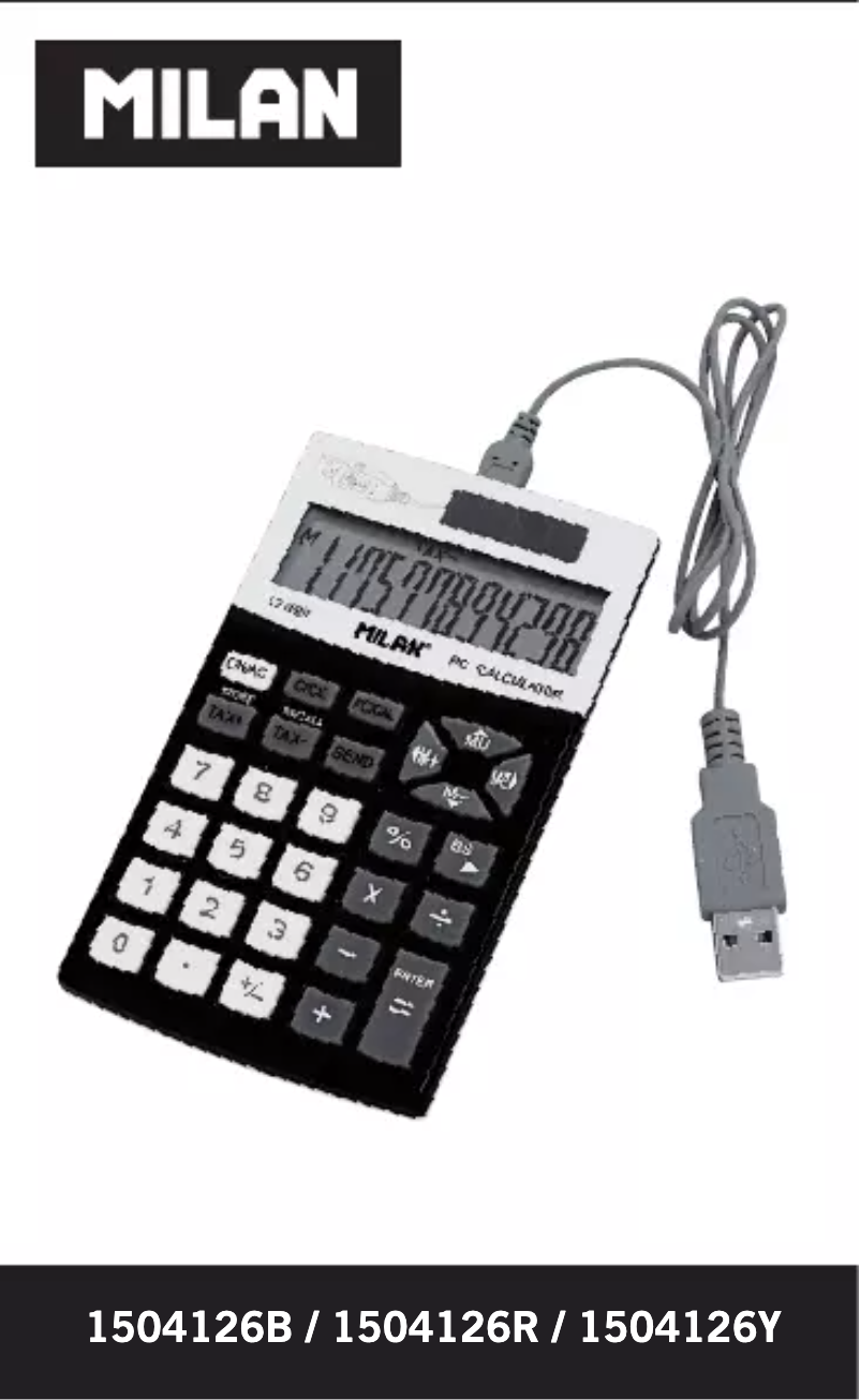 Page n°1 - Manuel utilisateur Milan 1504126Y