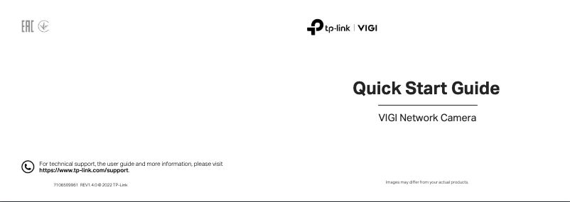 Page n°1 - Manuel utilisateur TP-Link VIGI C300P