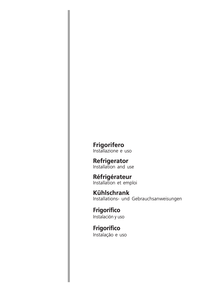 Page 1 de la notice Manuel utilisateur Smeg FR 300