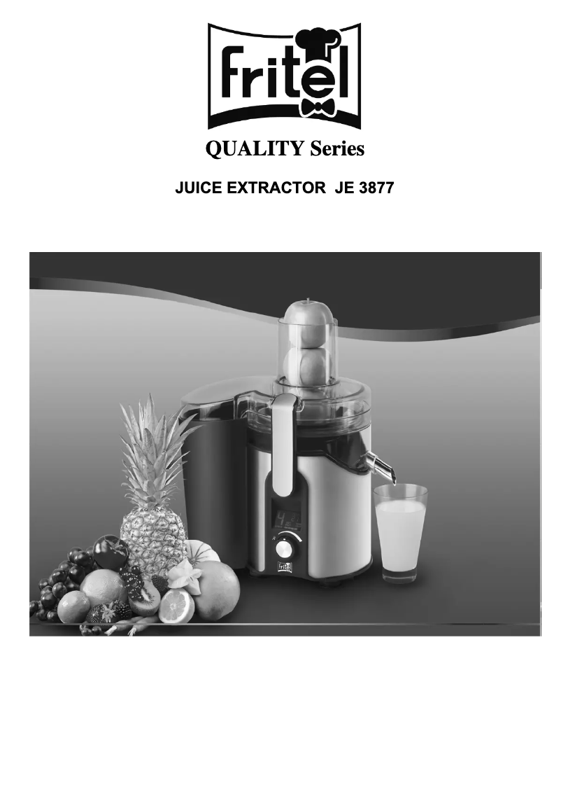 Page 1 de la notice Manuel utilisateur Fritel JE 3877