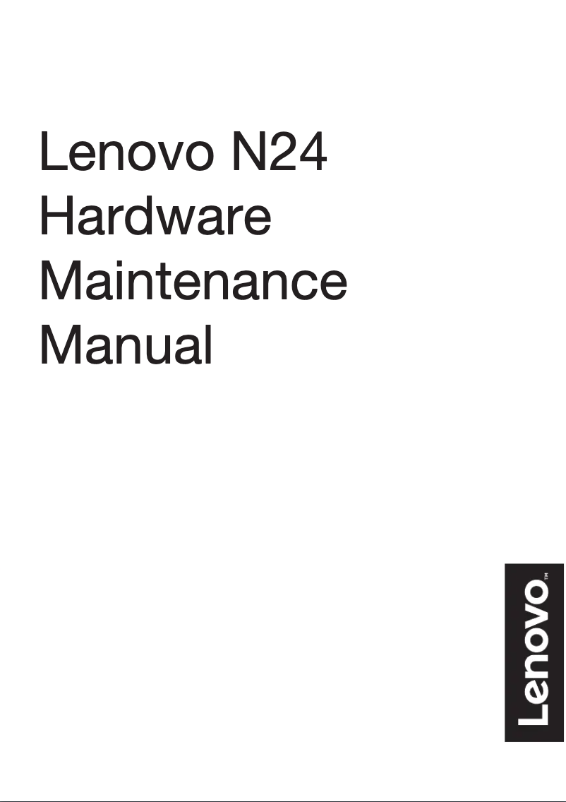 Page 1 de la notice Manuel utilisateur Lenovo N24