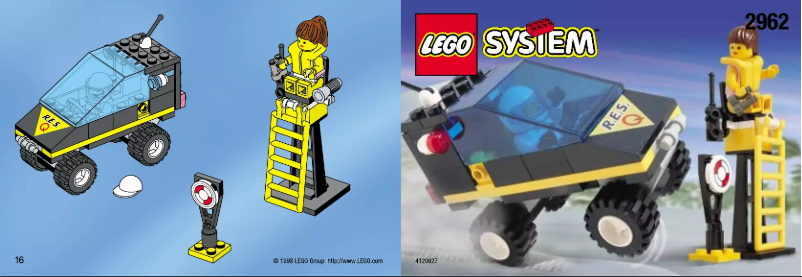 Page n°1 - Manuel utilisateur Lego City 2962