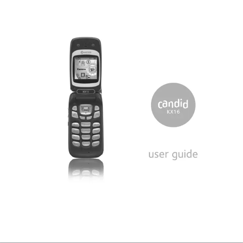 Page 1 de la notice Manuel utilisateur Kyocera Candid