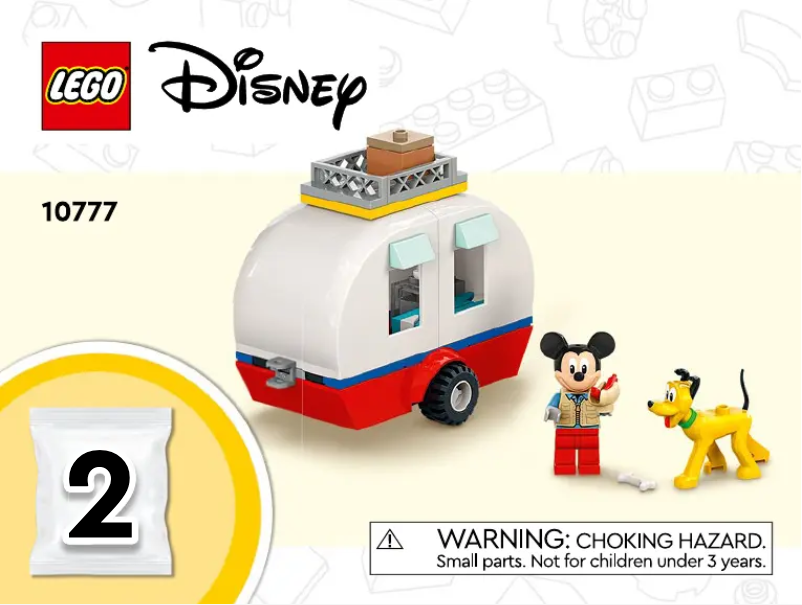 Page 1 de la notice Manuel utilisateur Lego Disney 10777