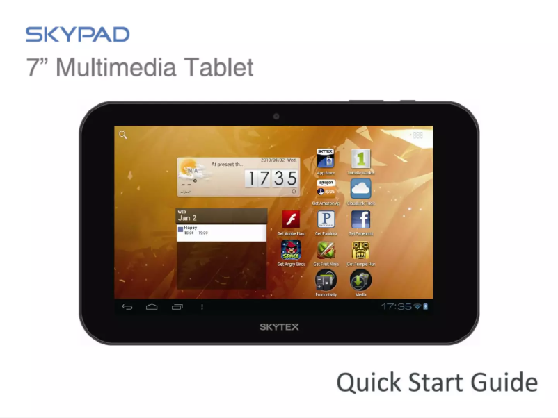 Image de la première page du manuel de l'appareil Skypad SP723