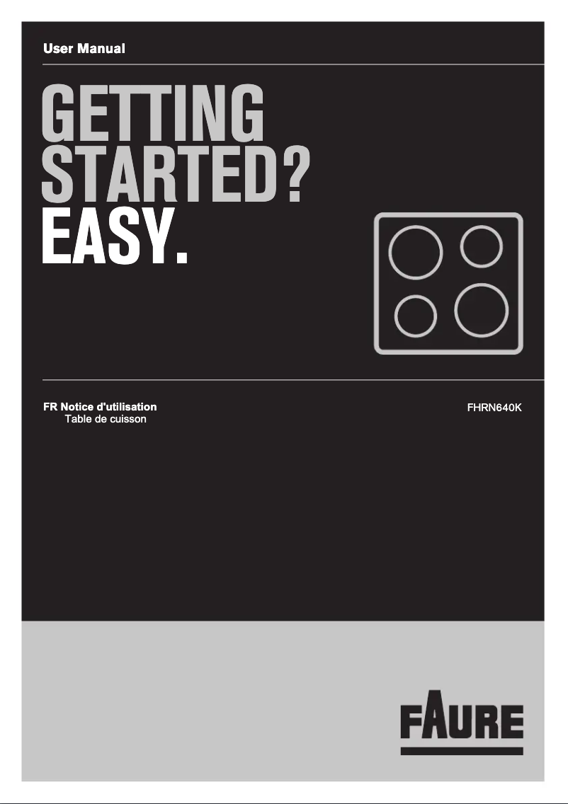 Página 1 del manual Manual de usuario Faure FHRN640K