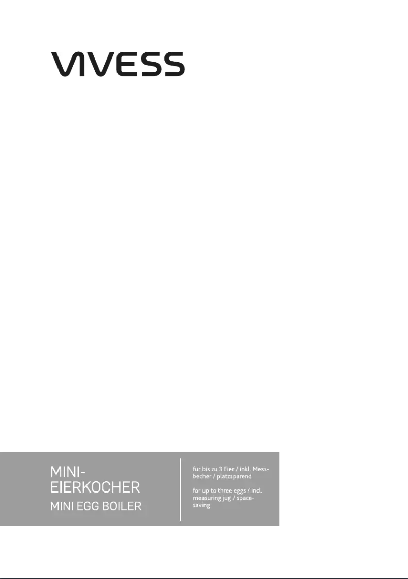 Page 1 de la notice Manuel utilisateur Vivess Mini